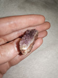 Natural Amethyst Druzy Crystal Cluster on Matrix Raw Mineral Specimen 15g