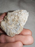 Natural Pale Pink Calcite on Matrix Raw Mineral Specimen 69g