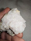 Natural Pale Pink Calcite on Matrix Raw Mineral Specimen 69g