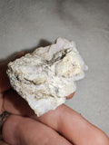 Natural Pale Pink Calcite on Matrix Raw Mineral Specimen 69g
