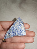 Natural Raw Sodalite with Calcite Blue Mineral Specimen 26g