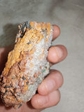 Druzy Quartz on Iron Rich Mixed Mineral Matrix Natural Specimen 147g