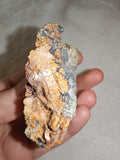 Druzy Quartz on Iron Rich Mixed Mineral Matrix Natural Specimen 147g