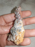 Natural Galena with Druzy Quartz Mixed Mineral Matrix Specimen 64g