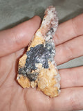 Natural Galena with Druzy Quartz Mixed Mineral Matrix Specimen 64g