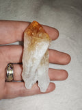 Citrine Quartz Crystal Point Golden Orange Natural Specimen 42g