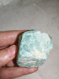 Natural Rough Amazonite Crystal Mineral Specimen Green Feldspar 87g