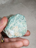 Natural Rough Amazonite Crystal Mineral Specimen Green Feldspar 87g