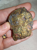 Peacock Ore Chalcopyrite Rainbow Iridescent Mineral Specimen 57g