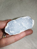 Angelite Rough Natural Blue Anhydrite Mineral Specimen 99g