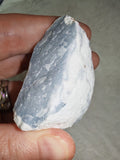 Angelite Rough Natural Blue Anhydrite Mineral Specimen 99g