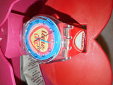 Vintage Swatch Time For Love GK293 1999 Valentine Heart Box Watch Swiss