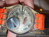 Vintage Swatch Scuba 200 Red Island SDK106 1992 Boxed Papers Swiss Watch