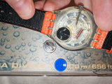 Vintage Swatch Scuba 200 Red Island SDK106 1992 Boxed Papers Swiss Watch