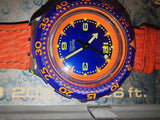 Vintage Swatch Scuba 200 Red Island SDK106 1992 Boxed Papers Swiss Watch
