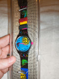 Vintage Swatch Musicall Europe in Concert SLB101 Jean Michel Jarre 1993