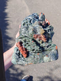 Large African Bloodstone Hand Carved Mountain Landscape 2.8kg