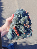 Large African Bloodstone Hand Carved Mountain Landscape 2.8kg