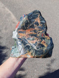 Large African Bloodstone Hand Carved Mountain Landscape 2.8kg