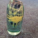 Vintage Signed Mdina Sea & Sand Glass Spill Vase Malta 14cm #22