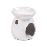 Ceramic Simple White Oil Burner