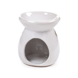 Ceramic Simple White Oil Burner