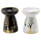 Metallic Gold Tree Ceramic Oil & Wax Melt Burner