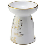 Metallic Gold Tree Ceramic Oil & Wax Melt Burner