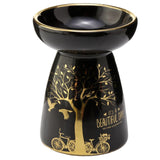 Metallic Gold Tree Ceramic Oil & Wax Melt Burner