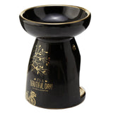 Metallic Gold Tree Ceramic Oil & Wax Melt Burner