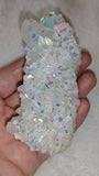 172g Angel Aura Quartz Crystal Cluster – Large Rainbow Iridescent Druzy Display Specimen - Piece #3