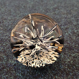 Vintage Selkirk Glass Ebony Limited Edition Paperweight 397/450 1988 #16