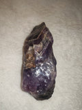 Natural Dream Amethyst Flame Carving 160g Chevron Amethyst Freeform Crystal