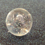 Large Handcrafted Controlled Bubble Art Glass Paperweight #69