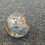 Handcrafted Multicoloured Swirl Art Glass Paperweight #77