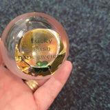 Lucky Irish Shamrock Handcrafted Art Glass Paperweight #50