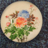 Large Handcrafted Floral Bouquet Art Glass Paperweight #68