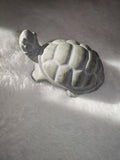 Natural Green Soapstone Carved Turtle Statue 106g Tortoise Animal Figurine