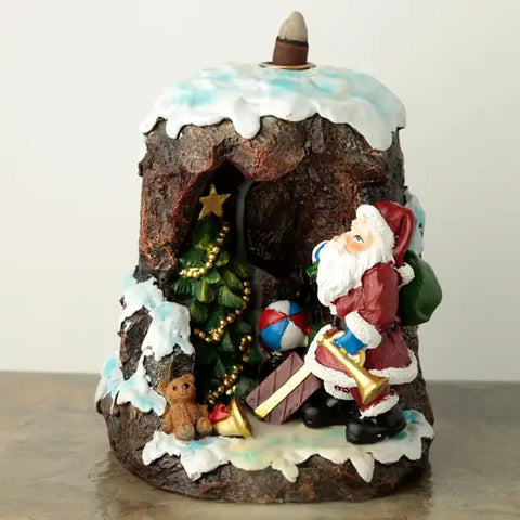 Santa's grotto backflow incense burner