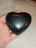 Black Agate Heart - 150g
