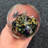 Glass Art Paperweight #25 | Handcrafted Abstract Art Glass Display Piece | 1.2kg