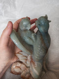 Caribbean calcite birds 2380g