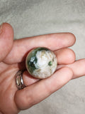Mini Moss/Flower Agate Sphere - Approx. 20g