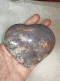 Polished agate heart - 220g