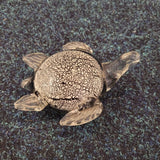Murano Style Hand-Blown Glass Turtle Paperweight