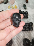 Black Obsidian Character Carving