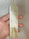 Soft Golden Calcite Tower #22 – Approx. 230g