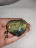 Labradorite Heart