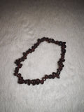 Natural Garnet Chipstone Stretch Bracelet | Deep Red Gemstone Bracelet
