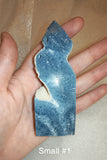 Blue Fossil Coral Pieces